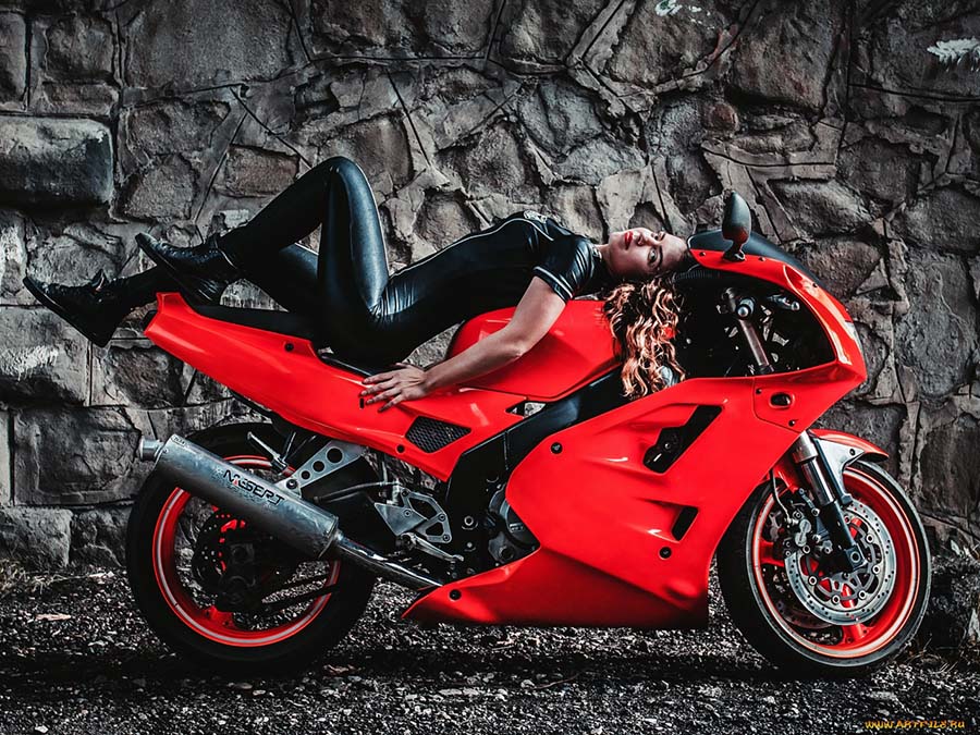 Beautiful girl Beautiful girls and motorcycles in Shijiazhuang