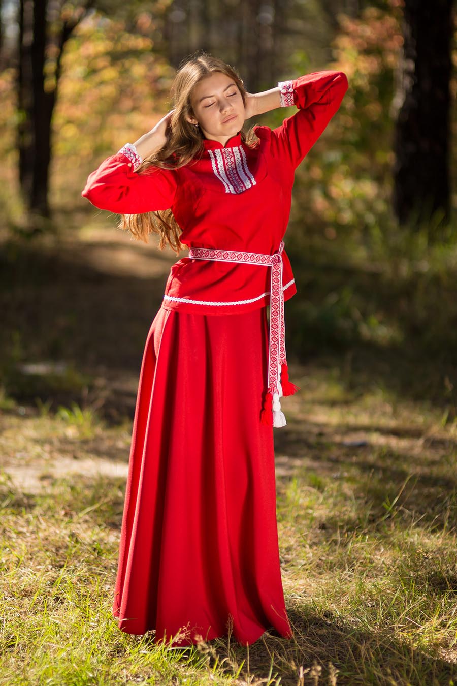 Underwear Women in Slavic costumes in Shijiazhuang